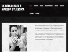 Tablet Screenshot of labellahair-makeup.com